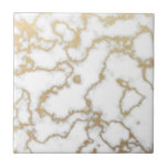 Gold Marble Sparkly Glitter Moderne Simple Tegeltje<br><div class="desc">Gold Marble Sparkly Glitter Moderne Simple</div>