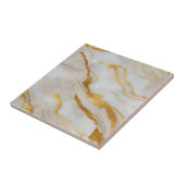 Gold Marble Stones Ceramic Tegel Tegeltje (Zijkant)