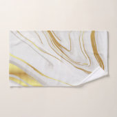 Gold Marble Swirl Towel Set Bad Handdoek (Handdoek)