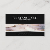 Gold Marble Texture Visitekaartje (Voorkant)