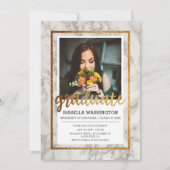 Gold & Marble Typografie | Fotogradatiepartij Kaart (Voorkant)