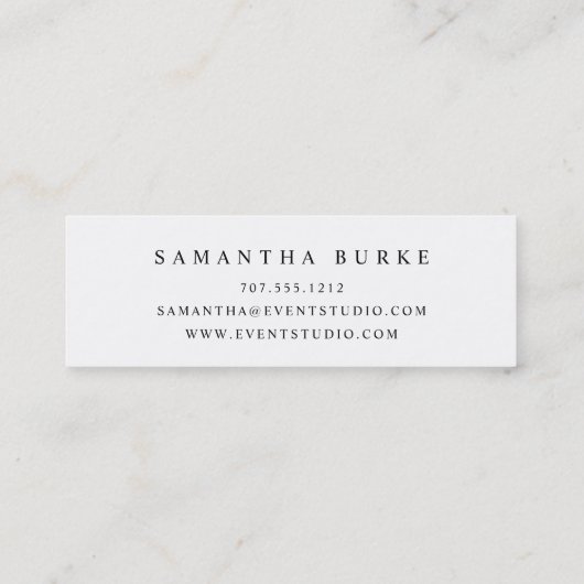 Gold Market Mini Visitekaartje (Achterkant)