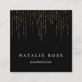 Gold Market Vierkante Visitekaartje (Voorkant)