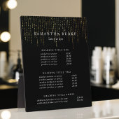 Gold Market | Weergave van prijzen en services Fotoplaat