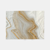 Gold Marmer Fleece Deken (Voorkant (Horizontaal))