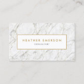 Gold Marmer Visitekaartje (Voorkant)