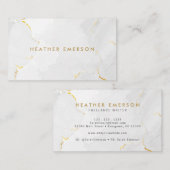 Gold Marmer Visitekaartje (Voorkant / Achterkant)