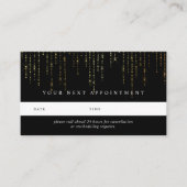 Gold Marquee Appointkaarten Afsprakenkaartje (Voorkant)