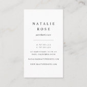 Gold Marquee - verticaal Visitekaartje (Achterkant)