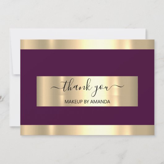 Gold Marsala Hartelijk dank voor de uitnodiging (Voorkant)