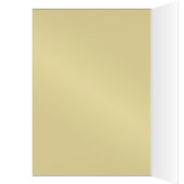 Gold Masquerade Black Table Number Card (Binnen (Links))