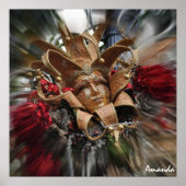 Gold Masquerade Poster (Voorkant)