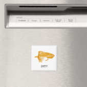 "Gold Matuka" Dish Washer Status Magnet (Insitu (Vaatwasser))