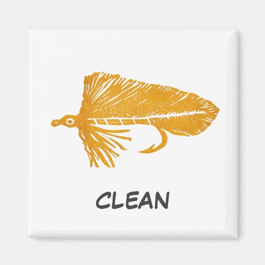 "Gold Matuka" Dish Washer Status Magnet (Voorkant)