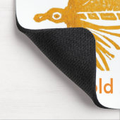 "Gold Matuka" Klassieke forel Fly Mousepad Muismat (Hoek)