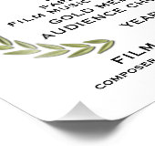 Gold Medal Certificate 10 x 8 inch Foto Afdruk (Hoek)