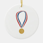 Gold Medal Keramisch Ornament (Voorkant)