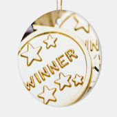 Gold Medal Keramisch Ornament (Links)