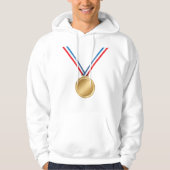 Gold Medal Mannen Hoodie (Voorkant)