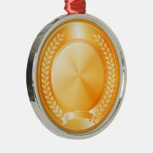 Gold Medal of Honor Metalen Ornament (Rechts)