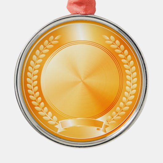 Gold Medal of Honor Metalen Ornament (Voorkant)