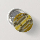 Gold Medal Ronde Button 3,2 Cm (Voorkant /achterkant)