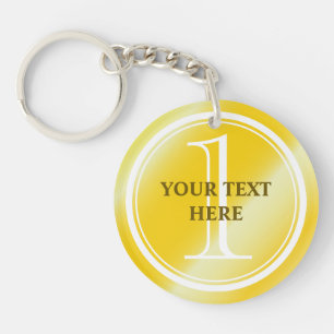 Gold Medal-sleutelhanger voor de eerste plaats in  Sleutelhanger