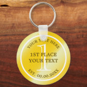 Gold Medal-sleutelhanger voor winnaar in de eerste Sleutelhanger (Voorkant)