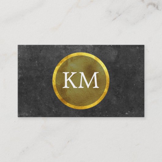 Gold Medalion II | Deluxe, leisteen Visitekaartje (Voorkant)