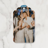 Gold Medallion Elegant Mandala Wedding Dank je Cadeaulabels (Achterkant)