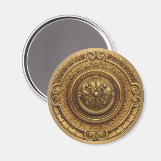 Gold Medallion Magneet (Voorkant / Achterkant)