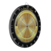 Gold Medallion op maat Dartbord (Voorkant Links)