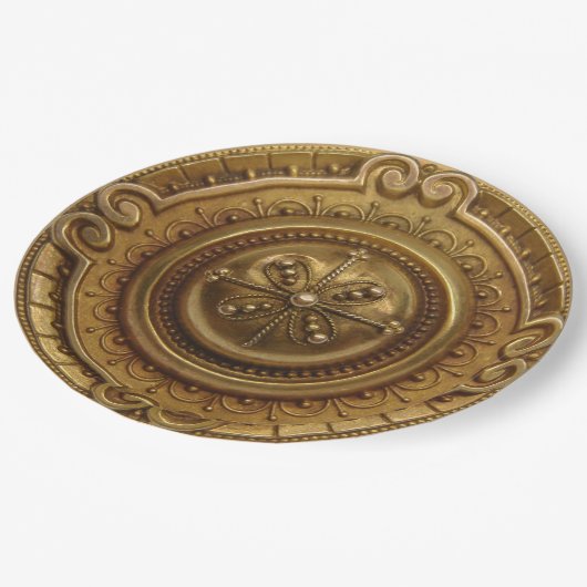 Gold Medallion Papieren Bordje (Gekanteld)