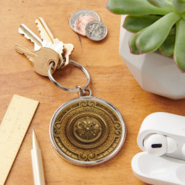 Gold Medallion Sleutelhanger