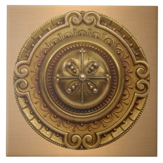 Gold Medallion Tegeltje (Voorkant)
