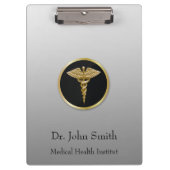Gold Medical Caduceus - Klembord (Voorkant)