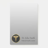 Gold Medical Caduceus - Post-it® notes (Voorkant)
