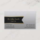 Gold Medical Hygieia Bowl Professional Visitekaartje (Achterkant)