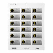 Gold Medical Hygieia Professional Bowl Etiket (Full Sheet)