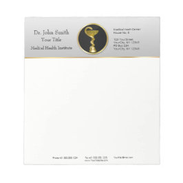 Gold Medical Professional Hygieia Bowl Notitieblok