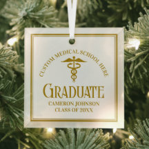 Gold Medical School Afstuderen aangepaste kerst