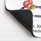 Gold Medical Stethoscope & Caduceus with Heart Muismat (Hoek)