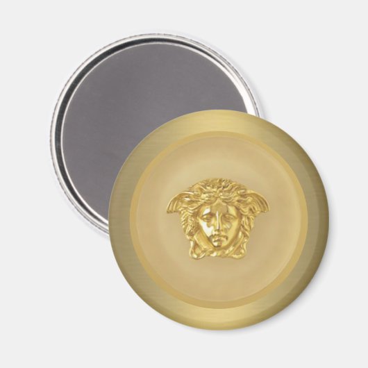 Gold Medusa Medallion Magneet (Voorkant / Achterkant)