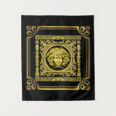 Gold Medusa Tapestry Wandkleed (Voorkant)