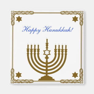 Gold Menorah Magneet
