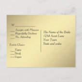 Gold Menu RSVP (Achterkant)