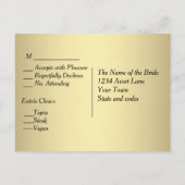 Gold Menu RSVP (Achterkant)