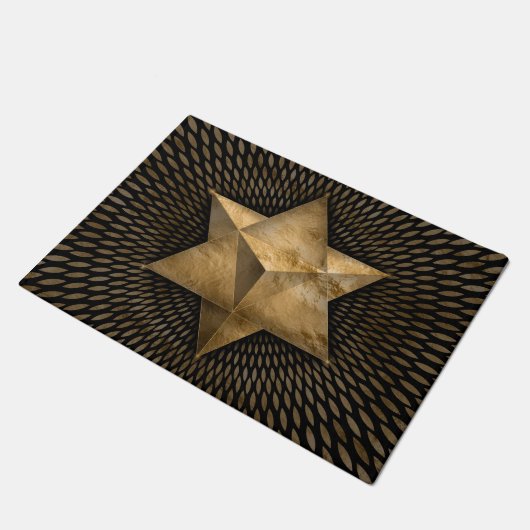 Gold Merkabah Deurmat (Schuin)