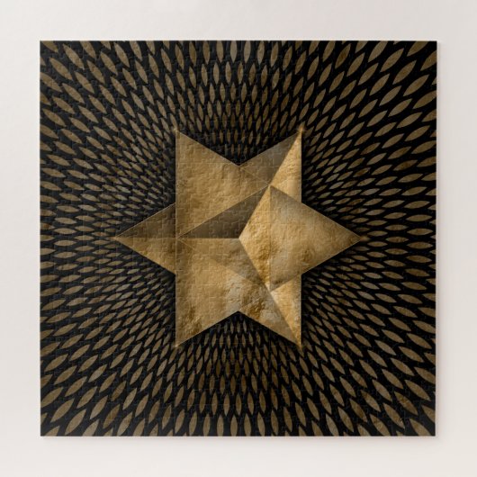 Gold Merkabah Legpuzzel (Horizontaal)