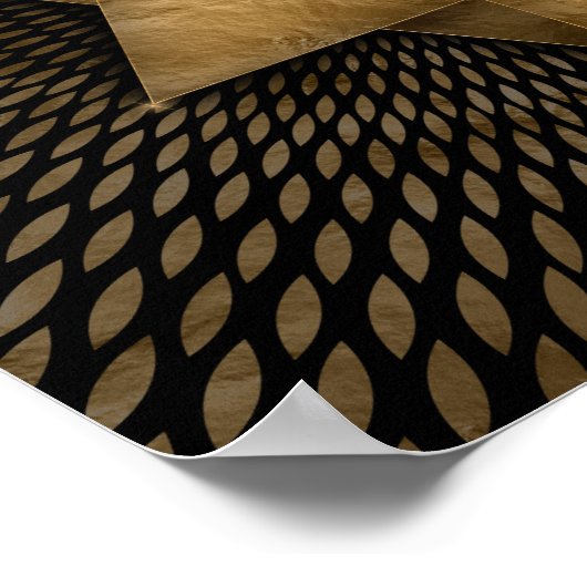 Gold Merkabah Poster (Hoek)